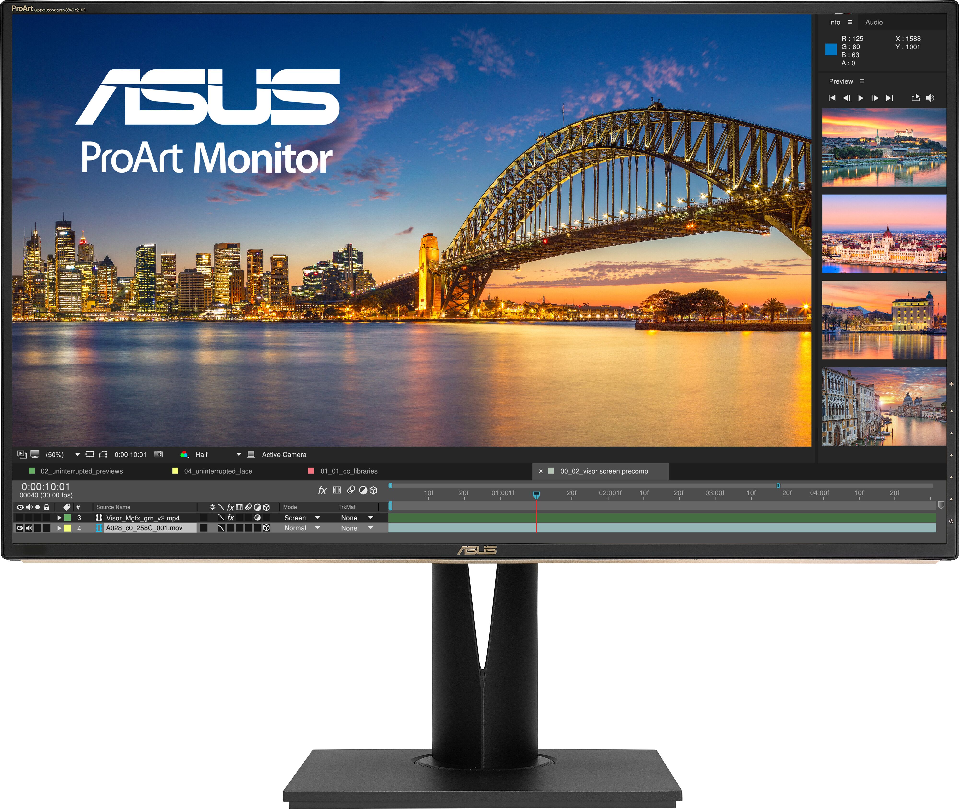 ASUS Monitor PA329C 32inch UHD IPS 3xHDMI DP 5xUSB USB-Cx1 5 years